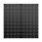 Black Steel Pegboard Panels with Volcanic Holes, 88 lbs Capacity